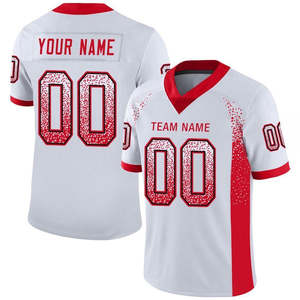 Maillot de football américain confortable et durable, design personnalisé par sublimation et broderie, grandes tailles, pour équipes sportives - Product Image 3