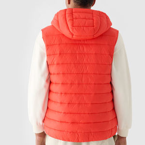 Chalecos Acolchados de Nailon sin Mangas para Hombre OEM, Chaqueta Ligera para Actividades al Aire Libre, Chaleco sin Mangas Transpirable para Hombre - Product Image 4