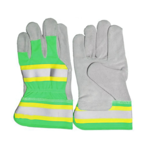ถุงมือนิรภัยหนังวัวแยกสำหรับงานอุตสาหกรรมและดับเพลิงถุงมือริกเกอร์จากแคนาดา - Product Image 4