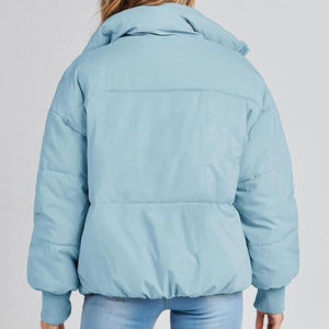 Raya acolchada transpirable OEM Venta caliente personalizado mujer invierno Puffer abrigo chaquetas jenuine impermeable a prueba de viento de alta calidad - Product Image 2