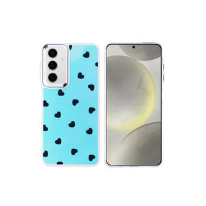 Coque antichoc pour Samsung Galaxy S24 FE avec design airbag, motif cœur, coque arrière en silicone, coque de protection Motorola Armor pour téléphone - Product Image 1