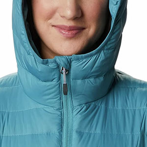 Veste longue matelassée pour femme, chaude et respirante, idéale pour l'hiver, manteau matelassé de haute qualité, vêtement d'extérieur tendance, logo personnalisé, usine OEM - Product Image 5