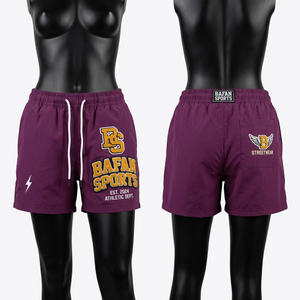 กางเกงขาสั้นผ้าโพลีเอสเตอร์ผสมอีลาสเทนเนื้อนุ่ม ยืดหยุ่น แห้งเร็ว พิมพ์ลายสวยงาม สกรีนโลโก้ตามสั่ง พิมพ์ลายแบบซับลิเมชั่น สำหรับผู้หญิง - Product Image 2