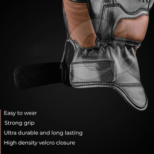 Venta al por mayor de guantes de moto de dedo completo guantes de cuero resistentes al corte de la motocicleta para deportes al aire libre - Product Image 5