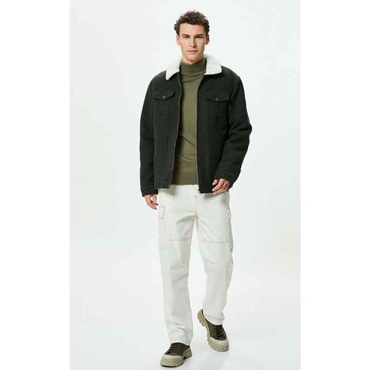 Men's Clothing Jacket 4WAM20091HW Khaki