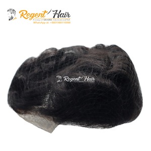 Promotion prix de gros indien Remy cheveux humains toupet pour hommes couleur naturelle peau mince PU Base exportation depuis le Bangladesh - Product Image 5