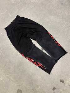 Fabricante personalizado Baggy 100% algodón francés Terry pierna ancha Vintage pantalones de chándal lavado con ácido pantalones de chándal acampanados desgastados - Product Image 4