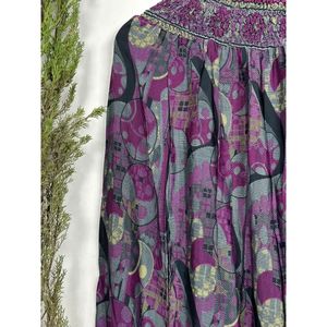 Vintage Soie Recycle Sari Boho <b>Pyjama</b> Large Jambes Cordon Style Comfortable Beach & Nightwear <b>for</b> Women - Product Image 2