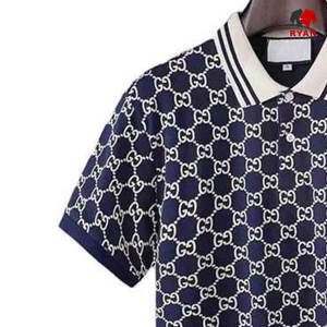 RYAN PRO GEAR Custom Polo Shirts Front Customized Logo Anti-Wrinkle Knitted <b>Viscose</b>/<b>Polyester</b> <b>Fabric</b> Half Sleeve OEM Service - Product Image 5