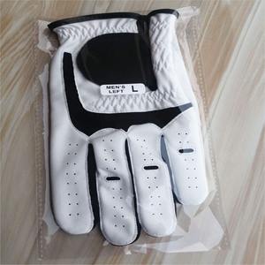 Gants de golf en cuir Cabretta de qualité en gros avec logo personnalisé en peau de mouton respirante pour le cyclisme et le golf - Product Image 3