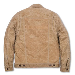 Veste en toile cirée décontractée personnalisée de haute qualité pour hommes, veste de streetwear élégante pour l'hiver - Product Image 3