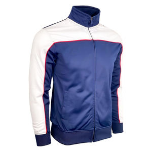 Profesional 20245 Impresión de logotipo personalizado Ropa deportiva Venta al por mayor de alta calidad Ropa de hombre Cuello alto Chaqueta de calentamiento de béisbol - Product Image 2