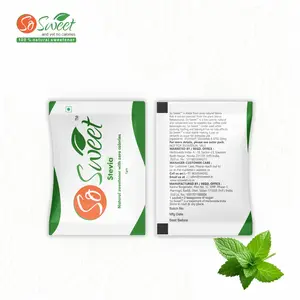 0% calo thực phẩm nguyên chất cấp Stevia bột 1g ngọt bằng 2 muỗng cà phê đường | bao bì số lượng lớn | Trắng có sẵn