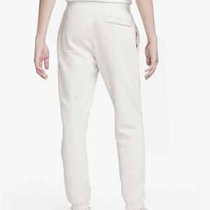 Pantalons de survêtement sport en molleton à carreaux lourd de couleur unie, coupe régulière, cordon de serrage, hiver, ODM pour hommes - Product Image 6