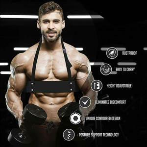 Cinturón de Levantamiento de Pesas con Logotipo Personalizado, Tabla de Entrenamiento de Bíceps de Cuero de Vaca, Aleación de Aluminio, Fitness, Unisex - Product Image 2