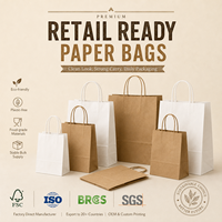 Bolsa de Papel con Asa Retorcida de Calidad de Exportación, Fabricante de Bolsas de Kraft Impresas Personalizadas para Servicios de Alimentación, Suministro al por Mayor, OEM