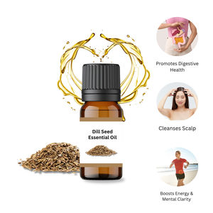 Aceite esencial puro de semilla de eneldo orgánico ampliamente exportado para aclarar la piel y suministro a granel de aromaterapia - Product Image 3