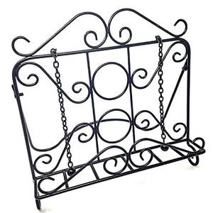 Nuevo soporte decorativo para libros de Metal de hierro forjado, estantes de Color negro para el hogar, oficina, sala de estar, decoración, soporte para libros - Product Image 3