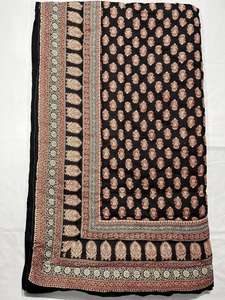 ผ้าห่มผ้าฝ้ายลายพิมพ์บล็อกทำมือแบบจีนโบราณ ลายดอกไม้ทันสมัย เป็นมิตรกับสิ่งแวดล้อม ให้ความอบอุ่นทุกฤดู - Product Image 4