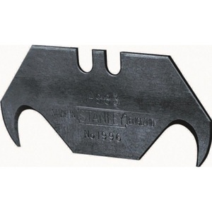 For Stanley 1-11-983 L50xW19xD0.65mm <b>Hook</b> Blade Utility Knife 100 Pieces Per Plastic Box Without Perforation - Product Image 1