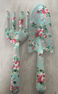 Set di 3 Attrezzi <span class=keywords><strong>da</strong></span> Giardinaggio con Stampa Floreale: Forbici <span class=keywords><strong>da</strong></span> <span class=keywords><strong>Potatura</strong></span>, Paletta e Forchetta in Acciaio Inox, Ferro e Alluminio Pressofuso - Product Image 6