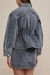 Chaqueta vaquera vintage con estampado digital para hombre, chaqueta vaquera con diseño personalizado para invierno - Product Image 3