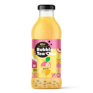Bouteille en verre 400ml RITA Bubble Tea avec saveur de limonade pêche chia haute qualité OEM ODM fabricant fournisseur du Vietnam - Product Image 1