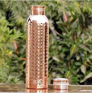 Nueva botella de agua de diseño para agua potable y almacenamiento de jugo Botella de agua de cobre de metal a un precio asequible - Product Image 6