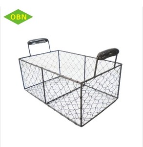 ตะกร้าเก็บลวดตาข่ายลวดเหล็กโลหะรูปสี่เหลี่ยมสีดํา - Product Image 6