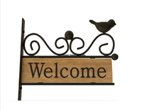 Panneau en bois/Collection de Plaques en bois/panneaux de bienvenue pour hôtels panneau de signalisation en bois vide noir