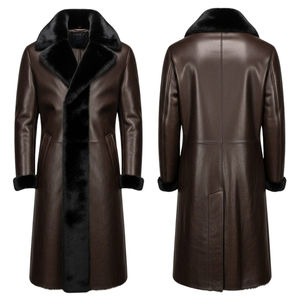 Manteau en cuir pour homme de haute qualité, respirant, grande taille, best-seller, nouvelle arrivée, 80% de duvet d'oie - Product Image 3