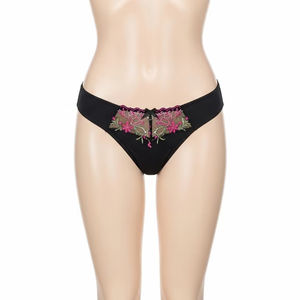 Transpirable bordado mujer Tanga bragas suave Spandex estiramiento ropa interior sin costuras Lencería Sexy íntima uso diario comodidad - Product Image 3