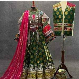 Vestido Tradicional Afgano/Pakistaní Kuchi, Vestido Kochi de Excelente Calidad, Vestido Étnico Tribal Banjara Vintage, MOQ Bajo - Product Image 5