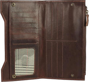 2025กระเป๋าสตางค์ผู้ชายแบบยาวน้ำหนักเบาติดโลโก้ได้ตามที่ต้องการ - Product Image 1