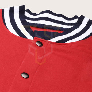Chaqueta Letterman para Hombre de Tallas Grandes al por Mayor, Chaqueta Letterman para Uso en Exteriores, Chaqueta Letterman con Cuello Alto para Hombre - Product Image 6