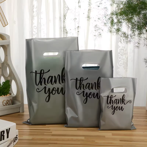 Bolsas de plástico LDPE/HDPE troqueladas de fábrica OEM para uso en supermercados con logotipo impreso - Product Image 2