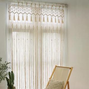 Cortina Decorativa Hecha a Mano para Bodas, Elegante Cortina Colgante para Decoración de Paredes en el Hogar o Eventos - Product Image 1