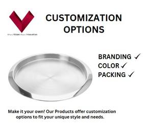 Stainless Steel Bar <b>Tray</b>, Bring Elegance to Your bar with a <b>Tray</b>, Bar Mate <b>Tray</b>, Serve Pro <b>Tray</b>, <b>Cocktail</b> Craft <b>Tray</b> 35 CM - Product Image 3
