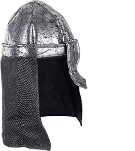 Casco corintio griego revestido Medieval de Calvin Handicrafts con casco de penacho marrón para artículo de exhibición de estilo antiguo de juego de rol - Product Image 5