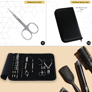 ชุดเครื่องมือสำหรับกำจัดขนสีเงินลูกปัดขนาดเล็กกรรไกรและเข็ม - Product Image 6