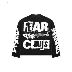 2026 Hot Selling Printed Bamboo Fiber Breathable Cardigan Zipper <b>Sweatshirt</b> 380g Terry Cloth Hooded Hoodie <b>Black</b> Red - Product Image 4