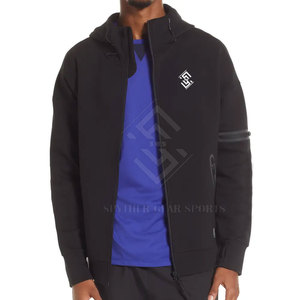 Premium Quality Winter Casual Solid Fleece <b>Zipper</b> <b>Hoodies</b> for Men-High Quality Eco-Friendly Breathable Regular Fit Street Wear - Product Image 1