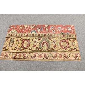 พรมวินเทจขนาดเล็ก 1.7x3.3 ฟุต พรมตุรกี พรมลายพรางสีแดง - Product Image 3