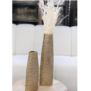 Luxury Premium Design Gold Finishing Aluminum Decorative Metal Flower <b>Vase</b> for Home Tabletop Wedding Flower Display <b>Vase</b> - Product Image 2