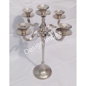 Aluminium Candle Holders Stand Best Selling Candlestick Stand Rust Free Metal Nickel Plated Elegant Candle Holder Hot <b>Sale</b> - Product Image 5