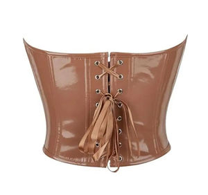 Wholesale Women Plus Size Training <b>Corset</b> Bustier Top Breathable Body Shaping Shapewear Spandex/Nylon Satin Body Trainer - Product Image 3