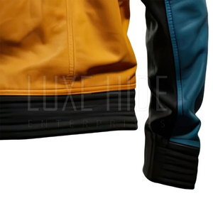 Veste en cuir de moto imperméable pour hommes Veste en cuir de moto sur mesure Concevez votre propre veste en cuir de moto pour hommes - Product Image 6