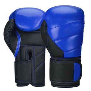 Gants de boxe OEM de qualité supérieure fabriqués sur mesure avec du cuir de vachette véritable Gants de Muay Thai Boxe de combat professionnelle - Product Image 5