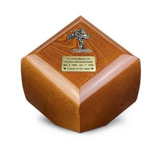 Modern Wood Urn <b>for</b> <b>Ashes</b> Unique Cremation Urn <b>for</b> Adult Beautiful Natural <b>for</b> Home or Burial Solid Wood <b>Box</b> <b>Ashes</b> Urn - Product Image 6