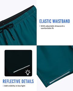 Shorts de bain décontractés pour hommes, écologiques, à motif uni, pour l'été, la plage et le surf, vente en gros - Product Image 5